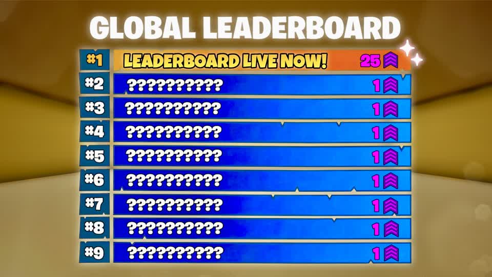 First Global Leaderboard is LIVE! 🏆 | Fortnite Communities