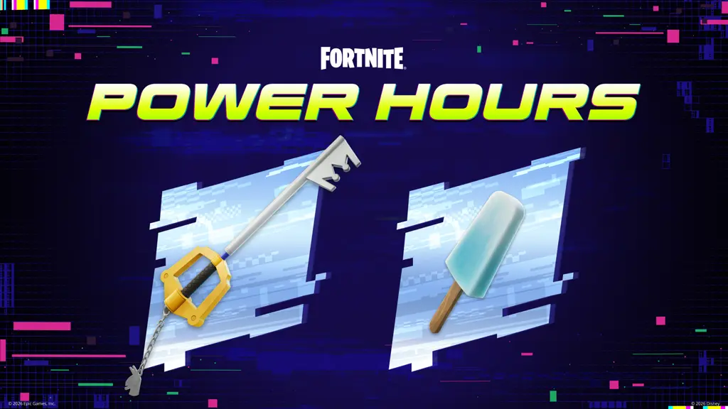 The Kingdom Key and Sea Salt Ice Cream headline the Kingdom Hearts Power Hours event on September 19. Image: Epic Games.