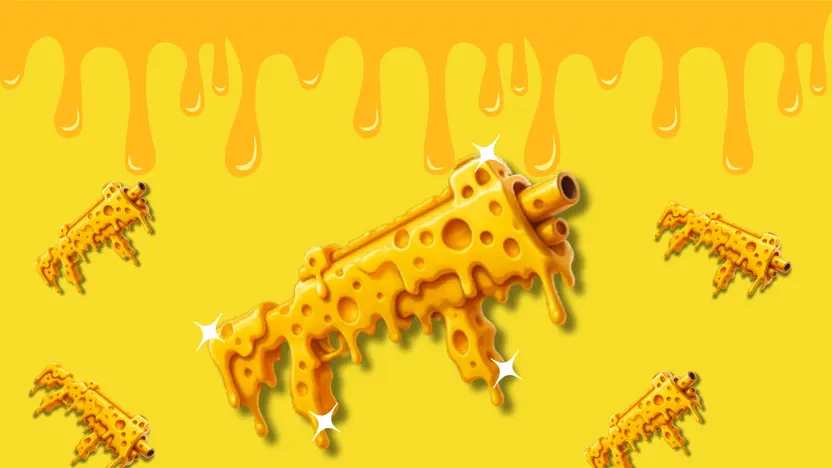 🧀NEW CHEESE DRIPPY BRUH GUN!!🧀 | Fortnite Communities